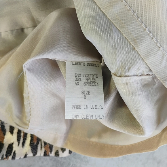 Alberto Makali X Cache Y2K Leopard Print Mini Skirt Streetwear 90s Edgy Size 8 - Picture 5 of 9